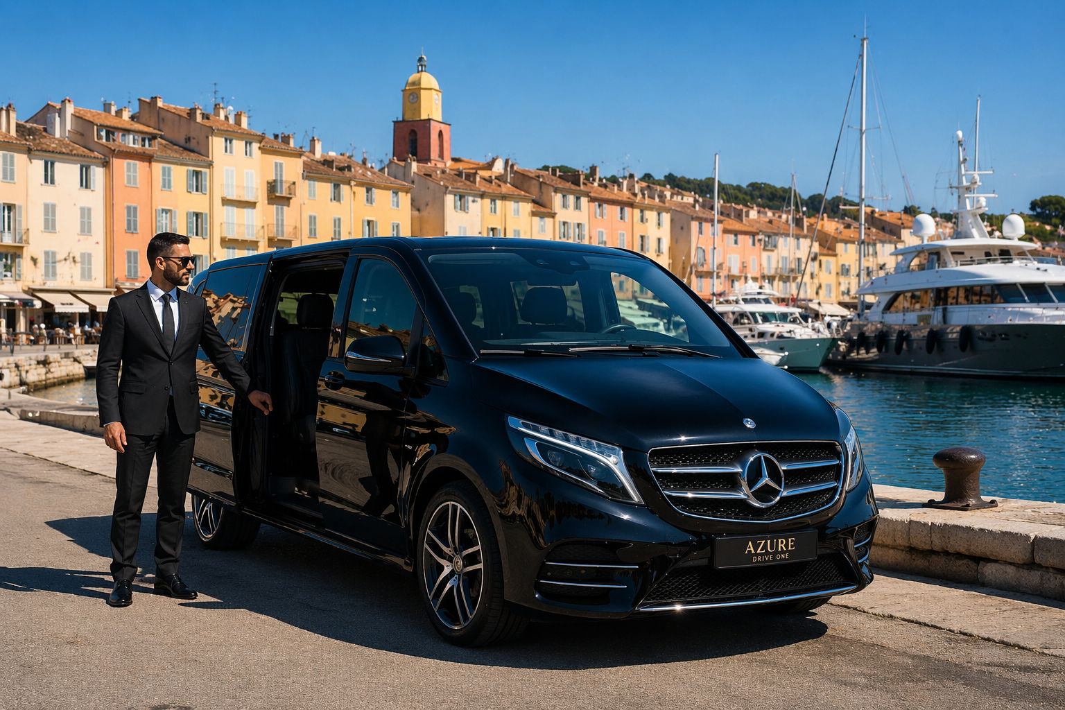 Chauffeur privé de prestige au Port de Saint-Tropez