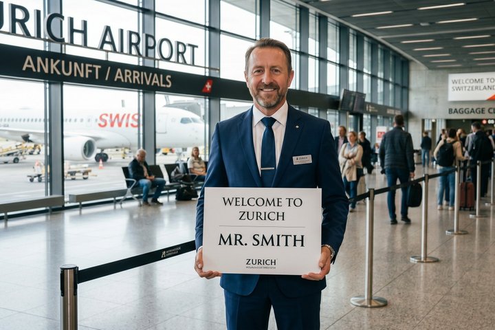 Transfert avec chauffeur Aéroport de Zurich (ZRH)